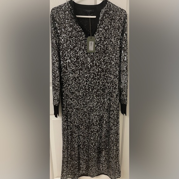 All Saints Juela Dia Dress - new with tags - Picture 2 of 3